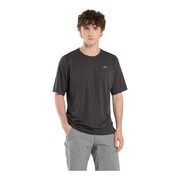 Arc'teryx Cormac Crew Short Sleeve Men's (Colour: Black Heather, Size: Small)