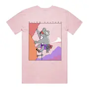 Climb Culture Koala Climber Tee (Colour: Pink, Size: Small)