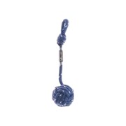 fujfuj Knot Keychain (Style: Monkey Fist, Colour: Blue dotted)