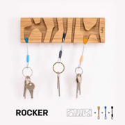 fujfuj Key Holder Kit (Style: Classic Oak Wood, Colour: Rocker)