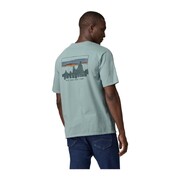 Patagonia Men's '73 Skyline Organic T-Shirt (Colour: Thermal Blue, Size: Medium)