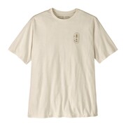 Patagonia Men's Clean Climb Trade Responsibili-Tee (Colour: Clean Climb Bloom: Birch White, Size: Extra Large)