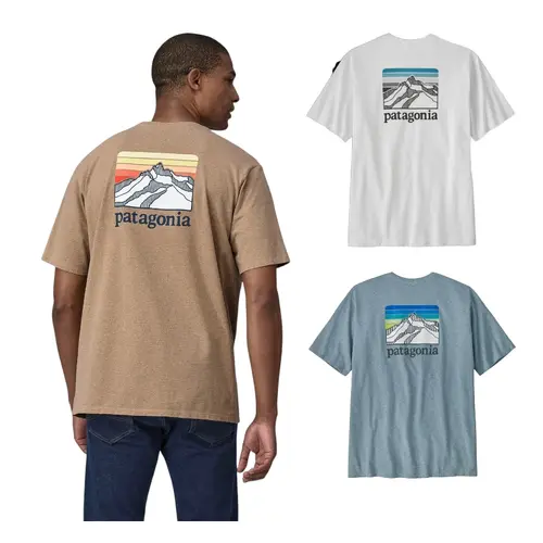 Patagonia Line Logo Ridge Pocket Responsibili-Tee